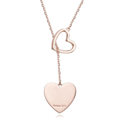 Adjustable heart necklace 