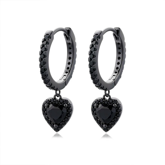 Black heart rings 