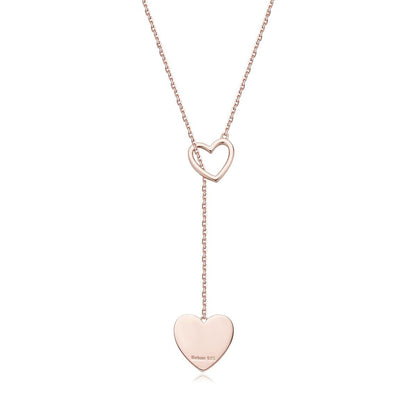 Adjustable heart necklace 