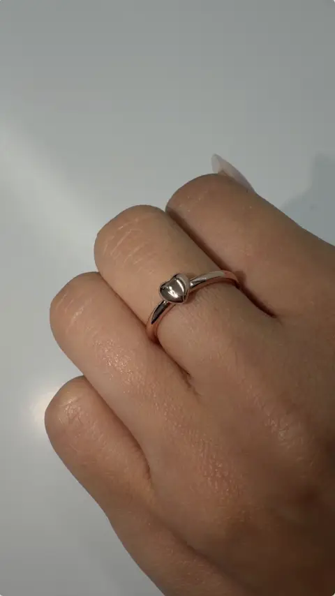 Anillo Corazon Sencillo
