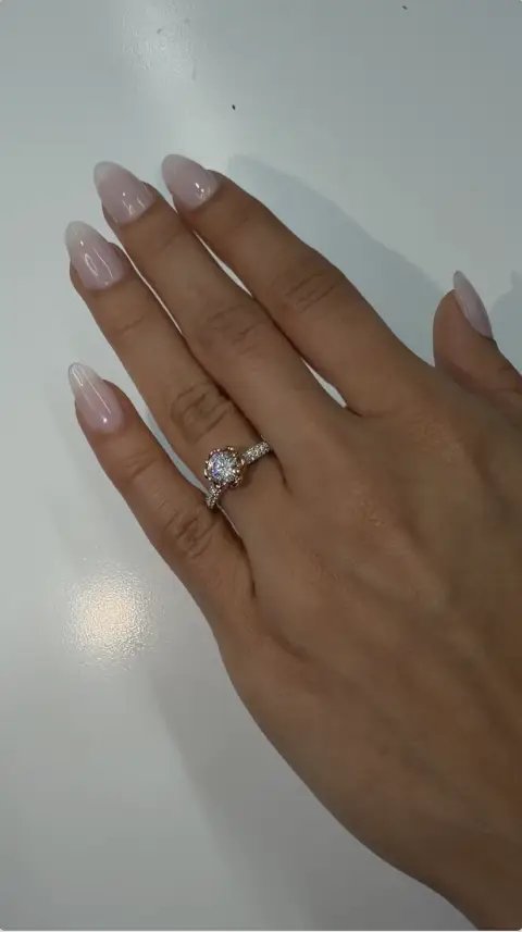 Anillo Flor Altura