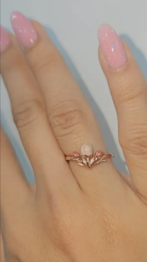 Anillo Tulipanes Rojos
