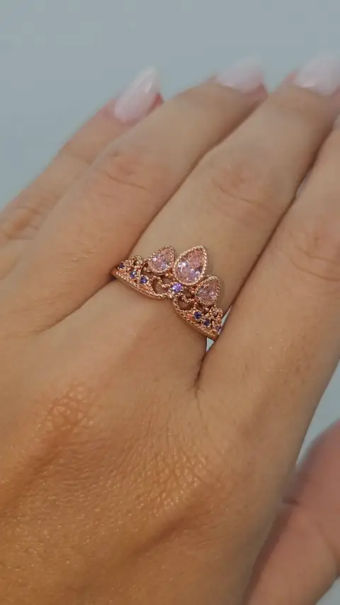 Anillo Tiara Rapunzel