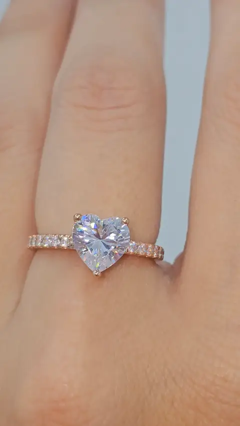 Anillo Corazon Rose