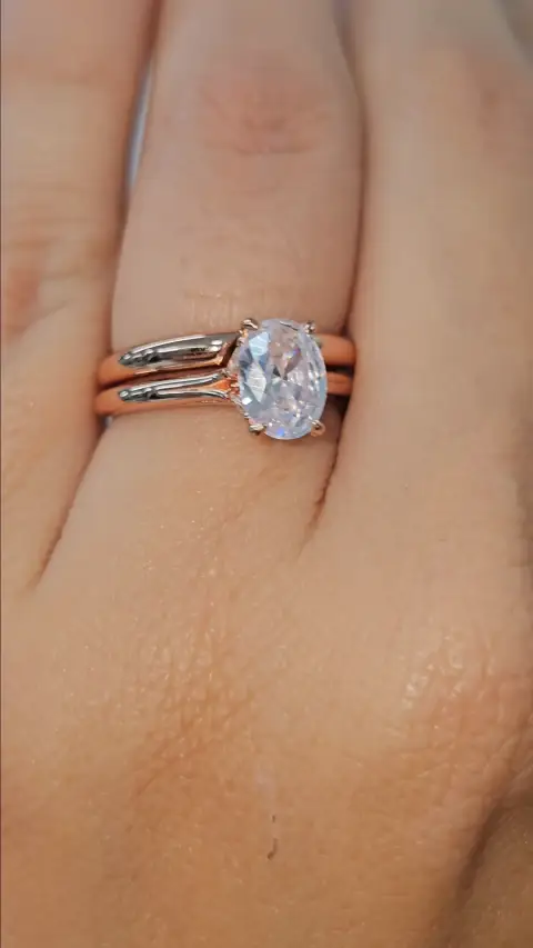 Anillo Set Piedra Ovalado